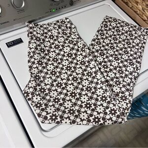 Love + Harmony checker floral jeans